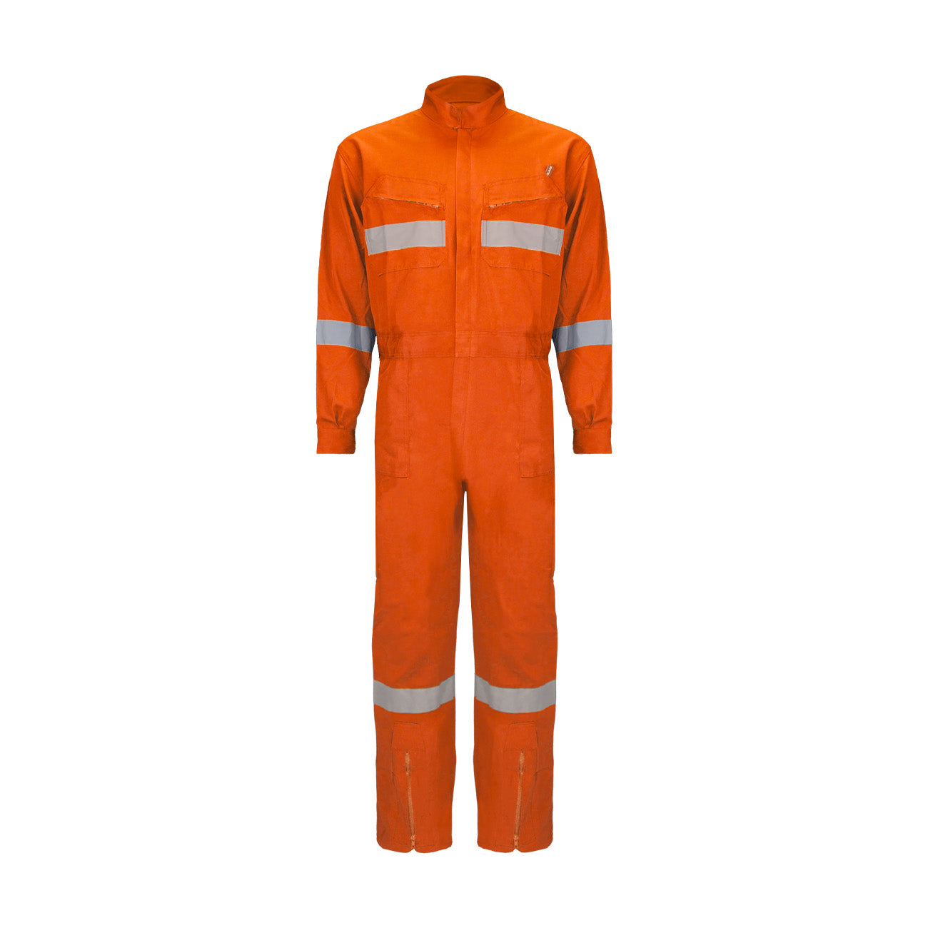 Buzo Black Wolf Piloto Poplin con Cinta Reflectante Naranjo