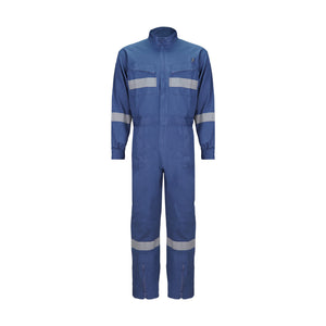 Buzo Black Wolf Piloto Poplin con Cinta Reflectante Azul