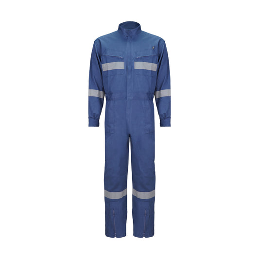 Buzo Black Wolf Piloto Poplin con Cinta Reflectante Azul