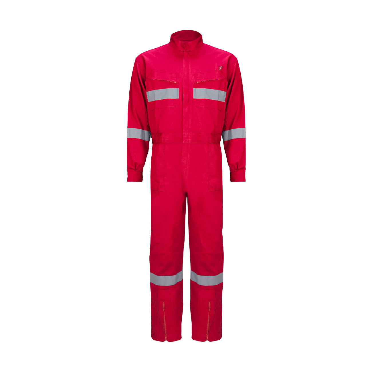 Buzo Black Wolf Piloto Poplin con Cinta Reflectante Rojo