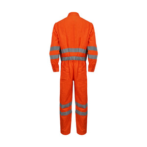 Buzo Black Wolf Gabardina con Cinta Reflectante Naranjo