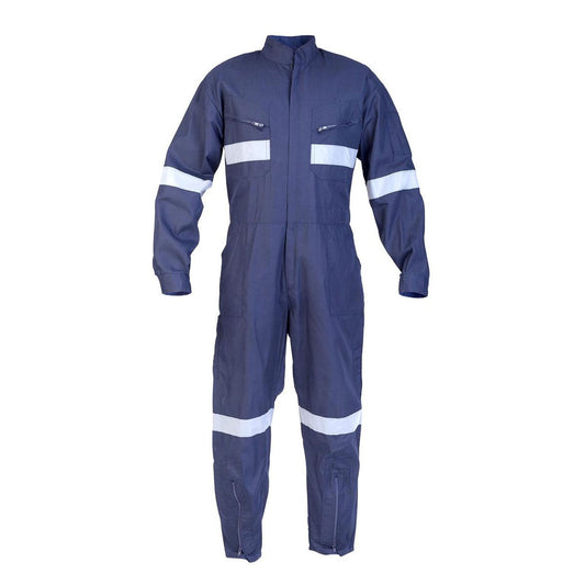 Buzo Black Wolf Canvas Con Cinta Reflectante Azul