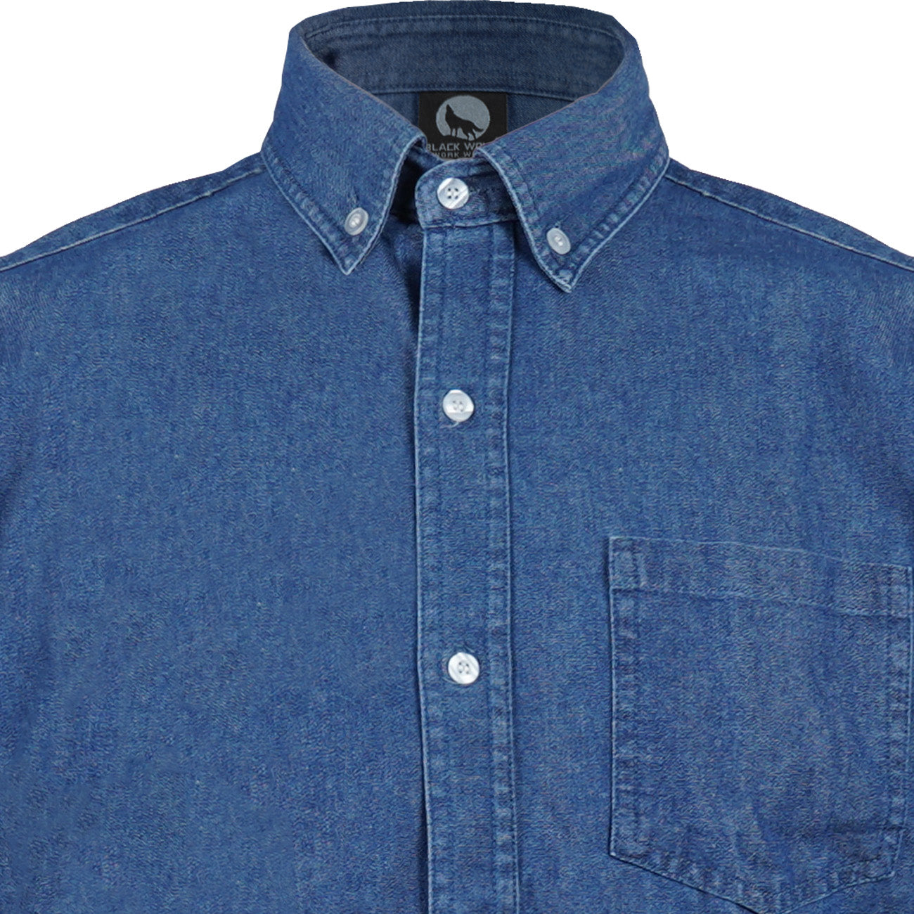 Camisa Black Wolf Mezclilla Prelavada