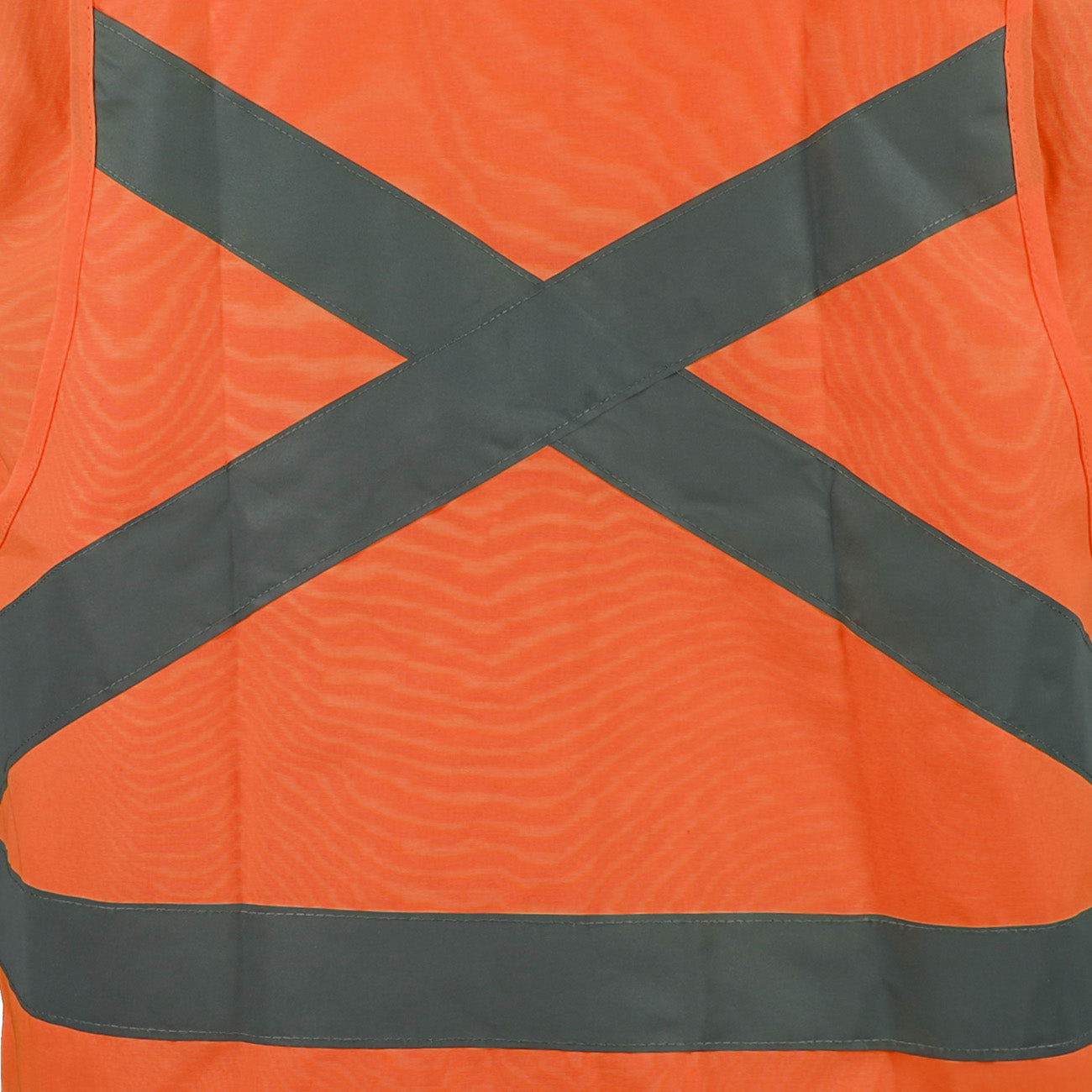 Chaleco Geólogo Black Wolf Poplin Cinta 360° Naranjo Fluor