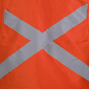 Chaleco de seguridad Black Wolf Geologo Poplin con Reflectante Naranjo