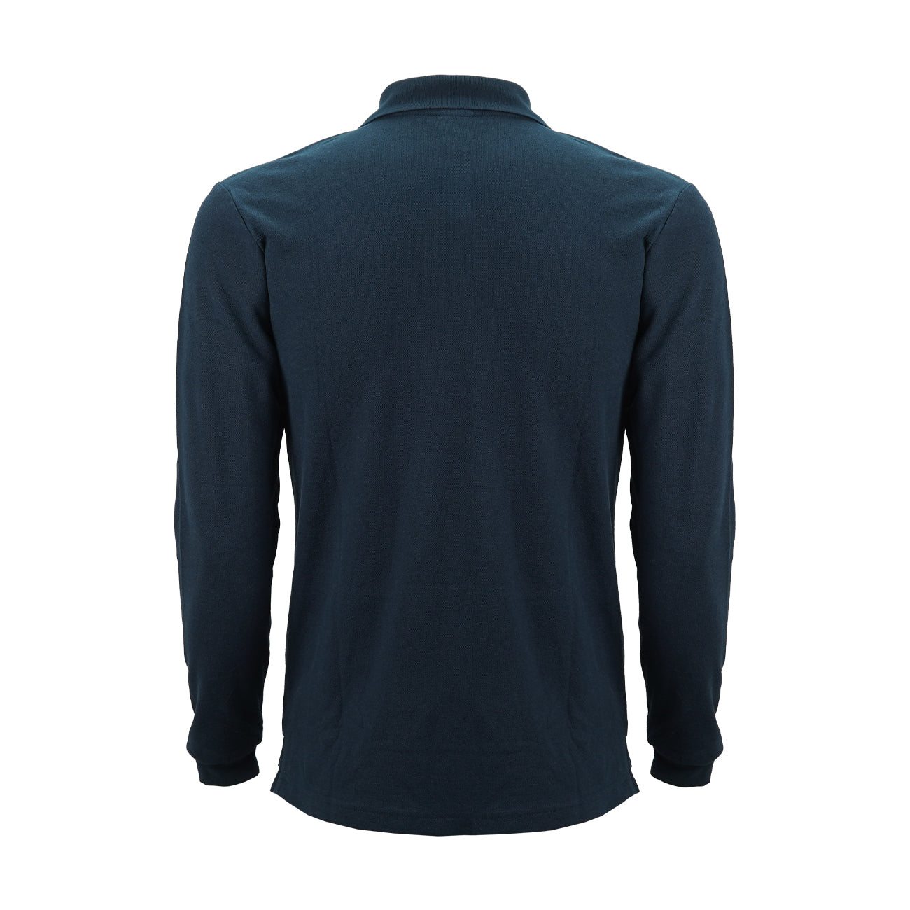 Polera Black Wolf Pique Manga Larga Bw Azul