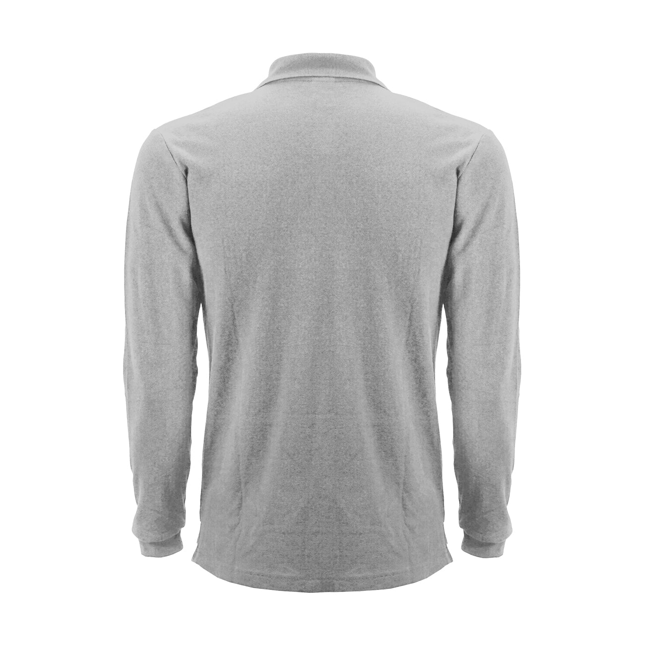 Polera Black Wolf Pique Manga Larga Bw Gris