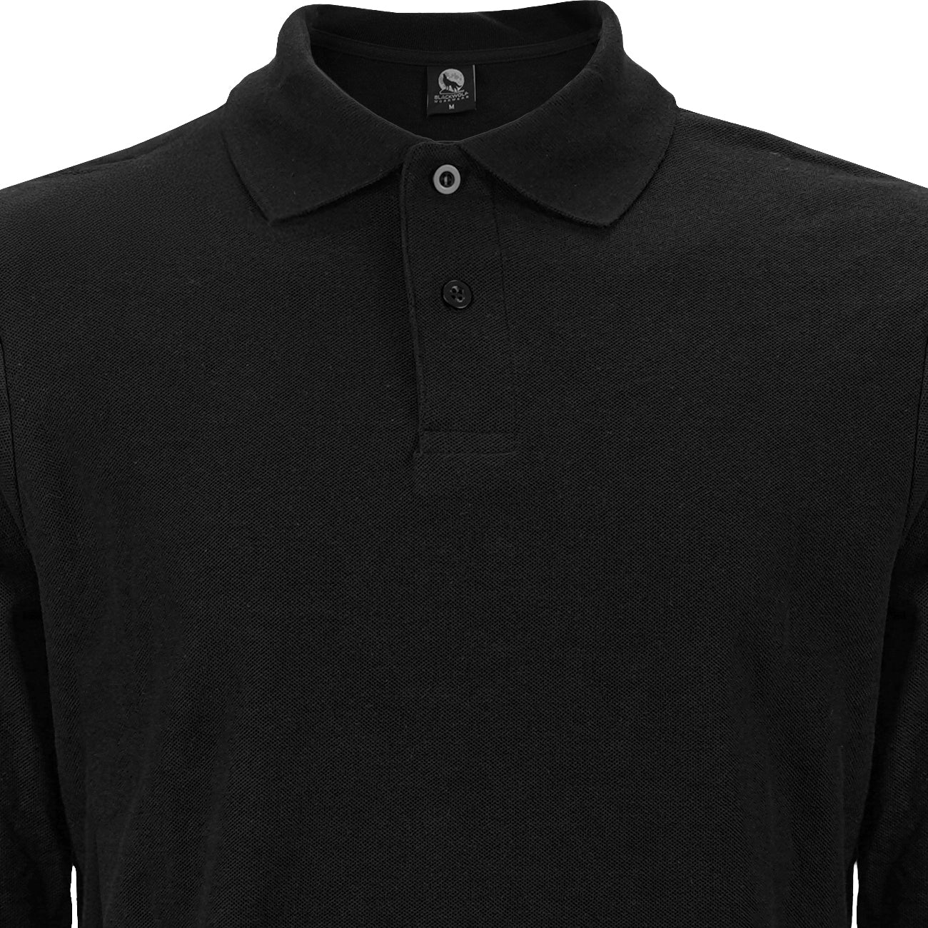 【ブラック（01）】36G Pique SS Polo Polo Hombre Ton sur ton - Negro