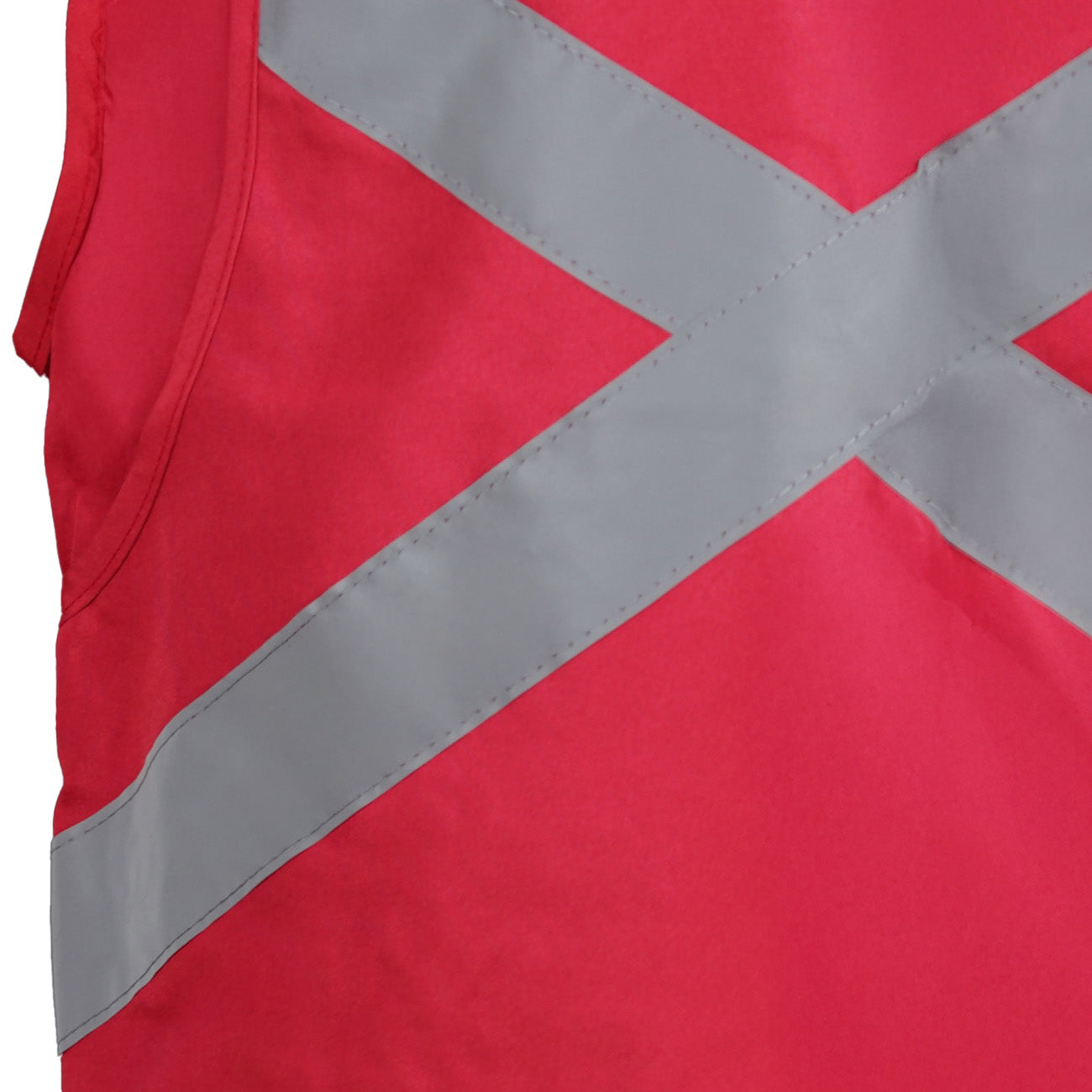 Chaleco de seguridad Black Wolf Geologo Poplin con Reflectante Rojo