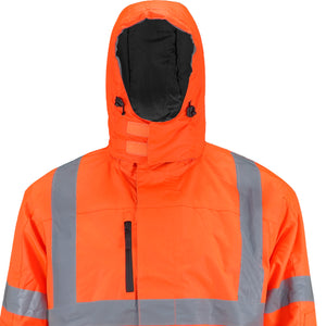 Parka Black Wolf Vial Highway Naranja