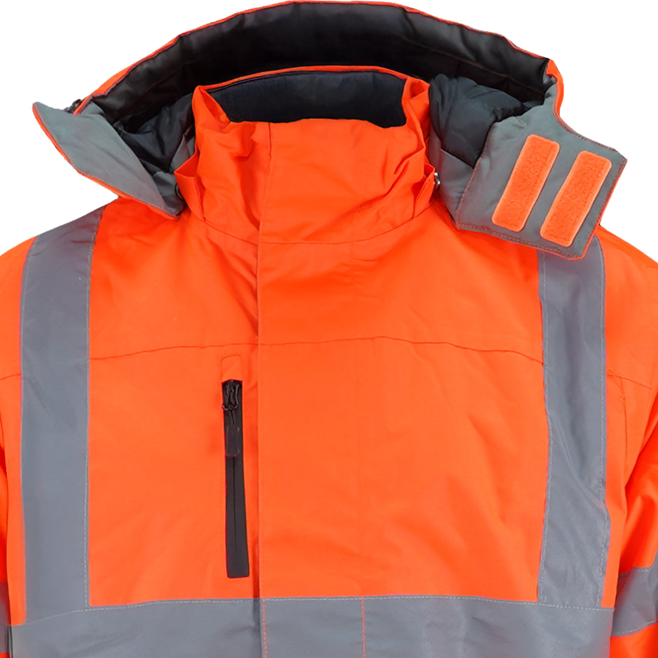 Parka Black Wolf Vial Highway Naranja