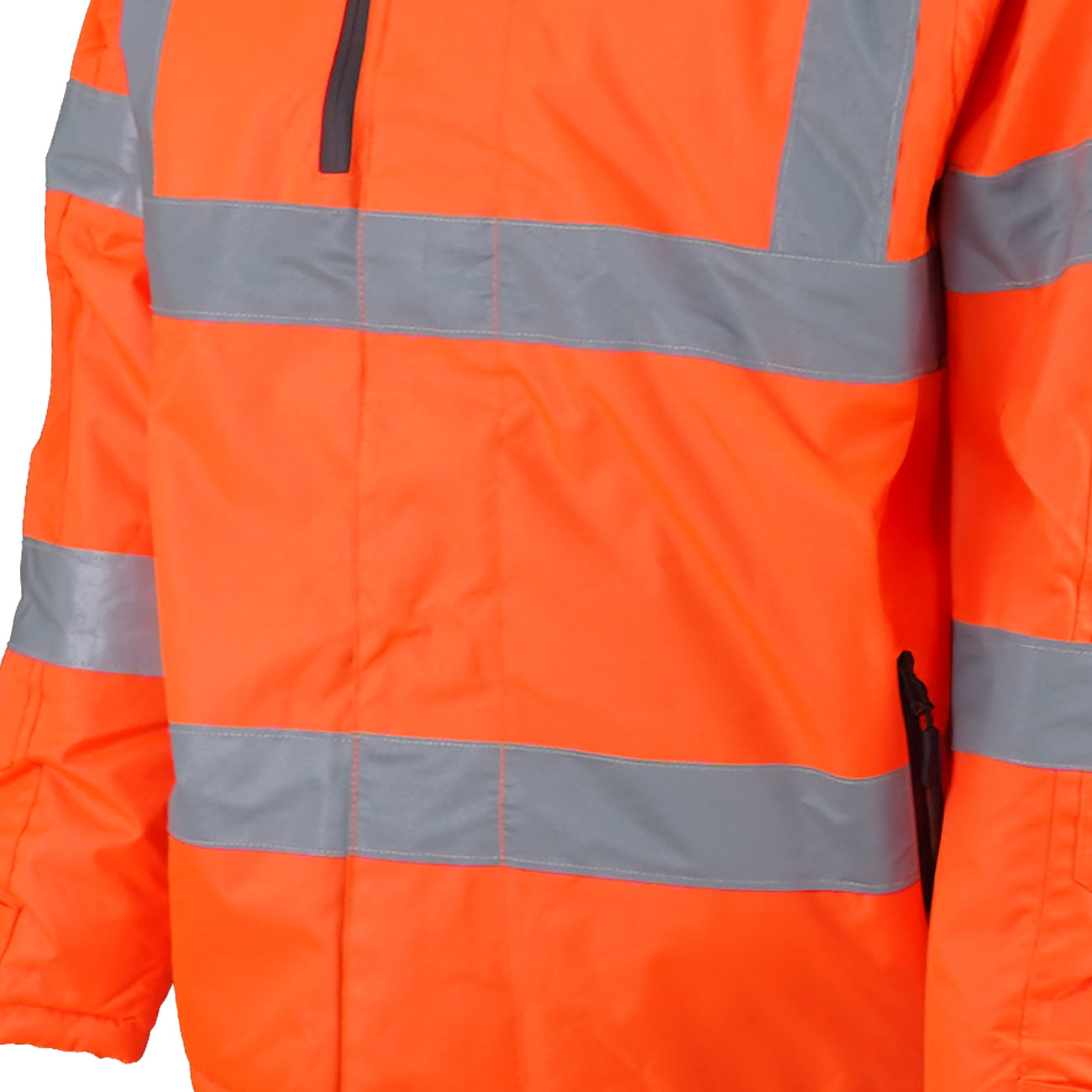 Parka Black Wolf Vial Highway Naranja