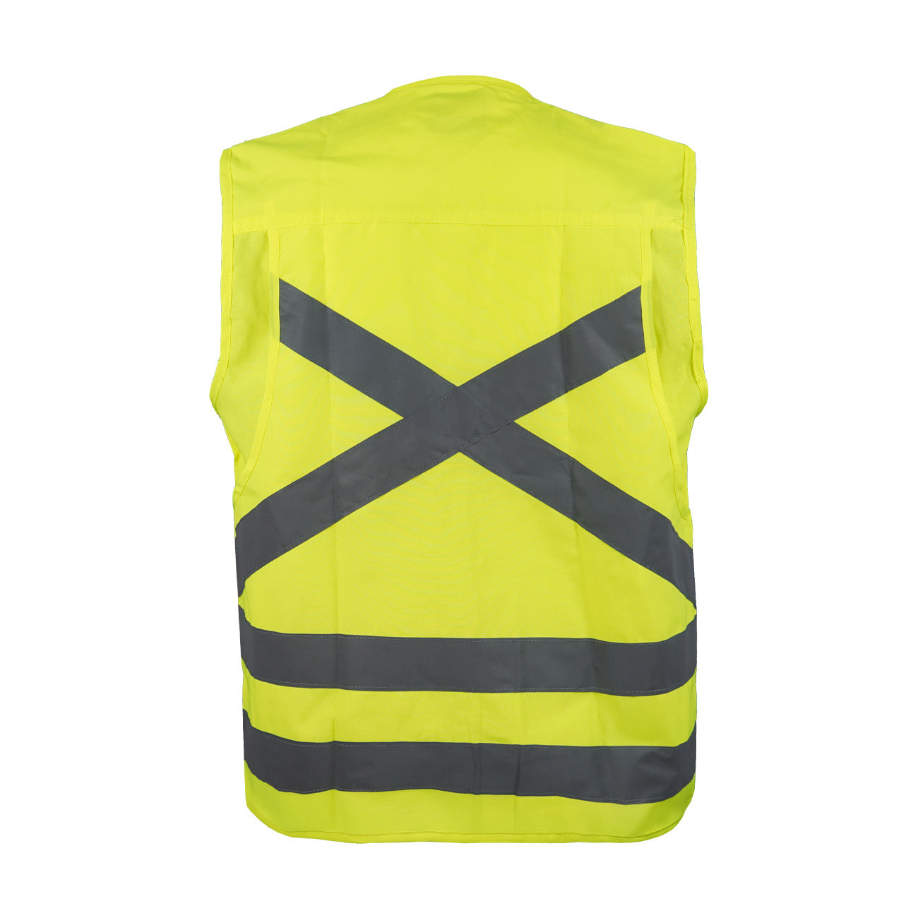 Chaleco Black Wolf Geo Poplin Cinta 360° Amarillo Fluor