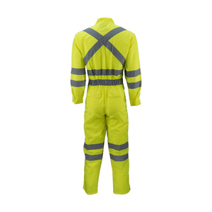 Buzo Black Wolf Poplin Amarillo Fluor Doble Cinta