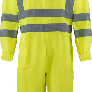 Buzo Black Wolf Poplin Amarillo Fluor Doble Cinta