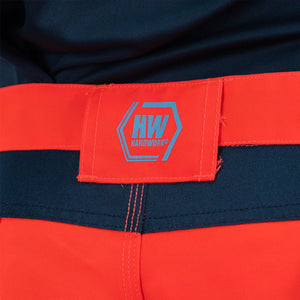 Pantalon Harwork Cargo Hw Dakota Rojo Fluor