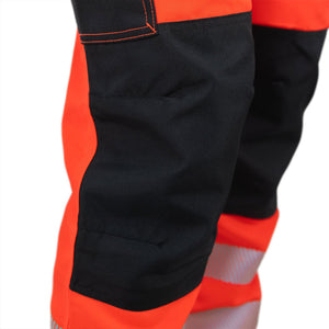 Pantalon Harwork Cargo Hw Dakota Rojo Fluor