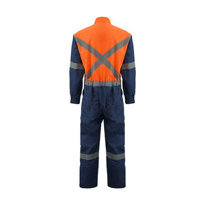 Buzo Black Wolf Poplin Bicolor Cinta Reflectante en X