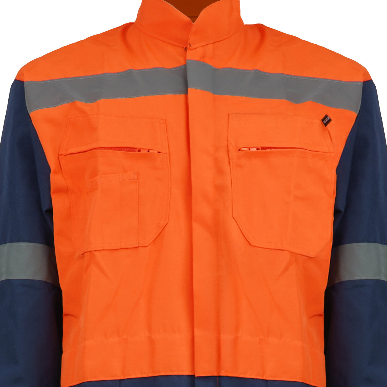 Buzo Black Wolf Poplin Bicolor Cinta Reflectante en X