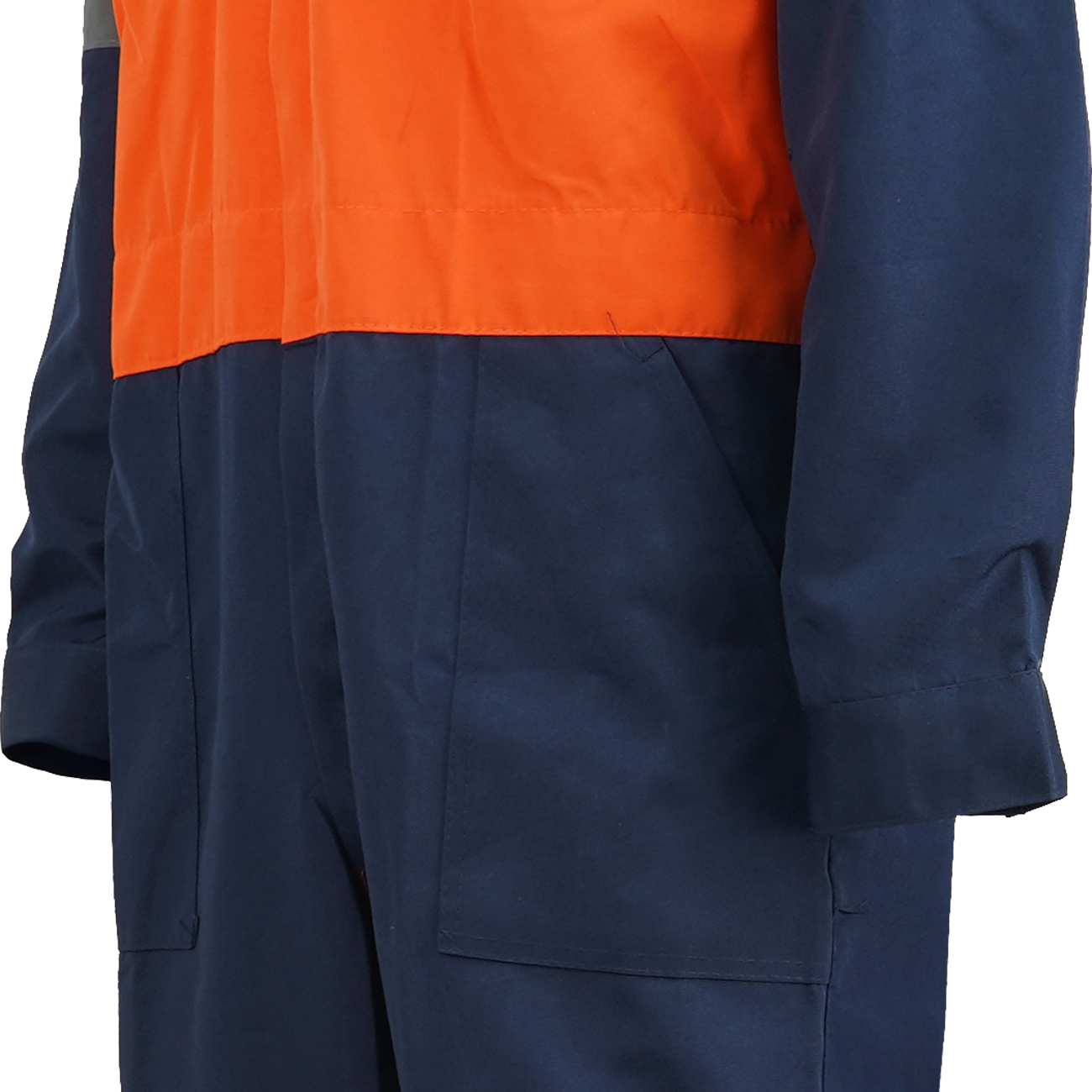 Buzo Black Wolf Poplin Bicolor Cinta Reflectante en X