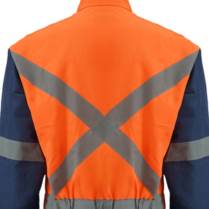 Buzo Black Wolf Poplin Bicolor Cinta Reflectante en X