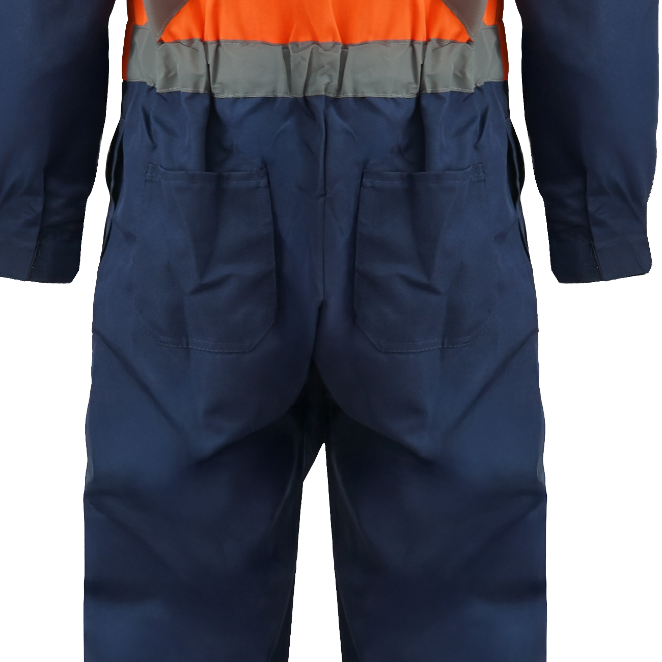 Buzo Black Wolf Poplin Bicolor Cinta Reflectante en X