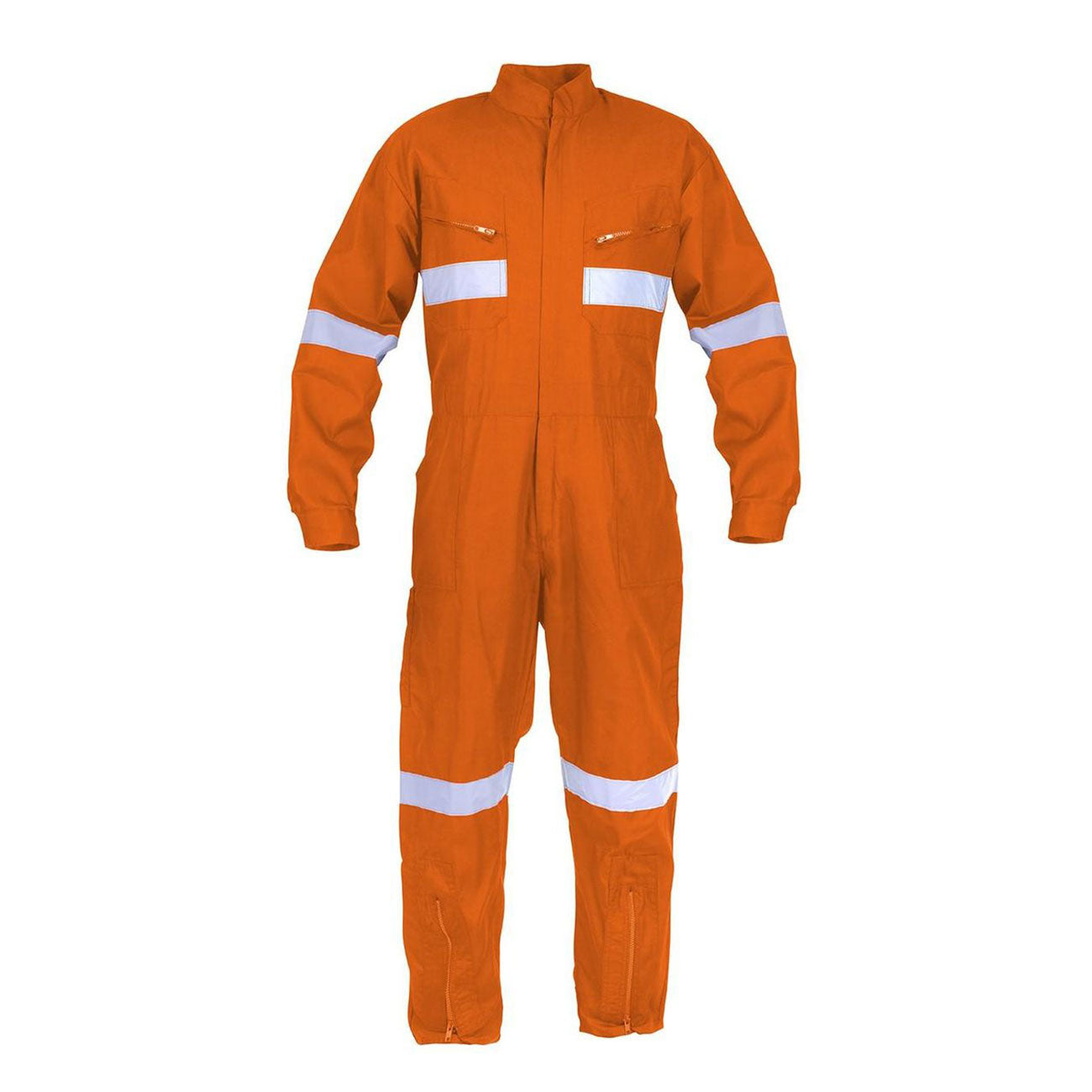 Buzo Black Wolf Canvas Con Cinta Reflectante Naranjo