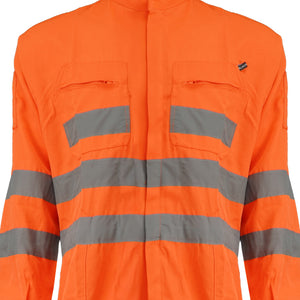 Buzo Black Wolf Canvas Cinta 2" Reflectante