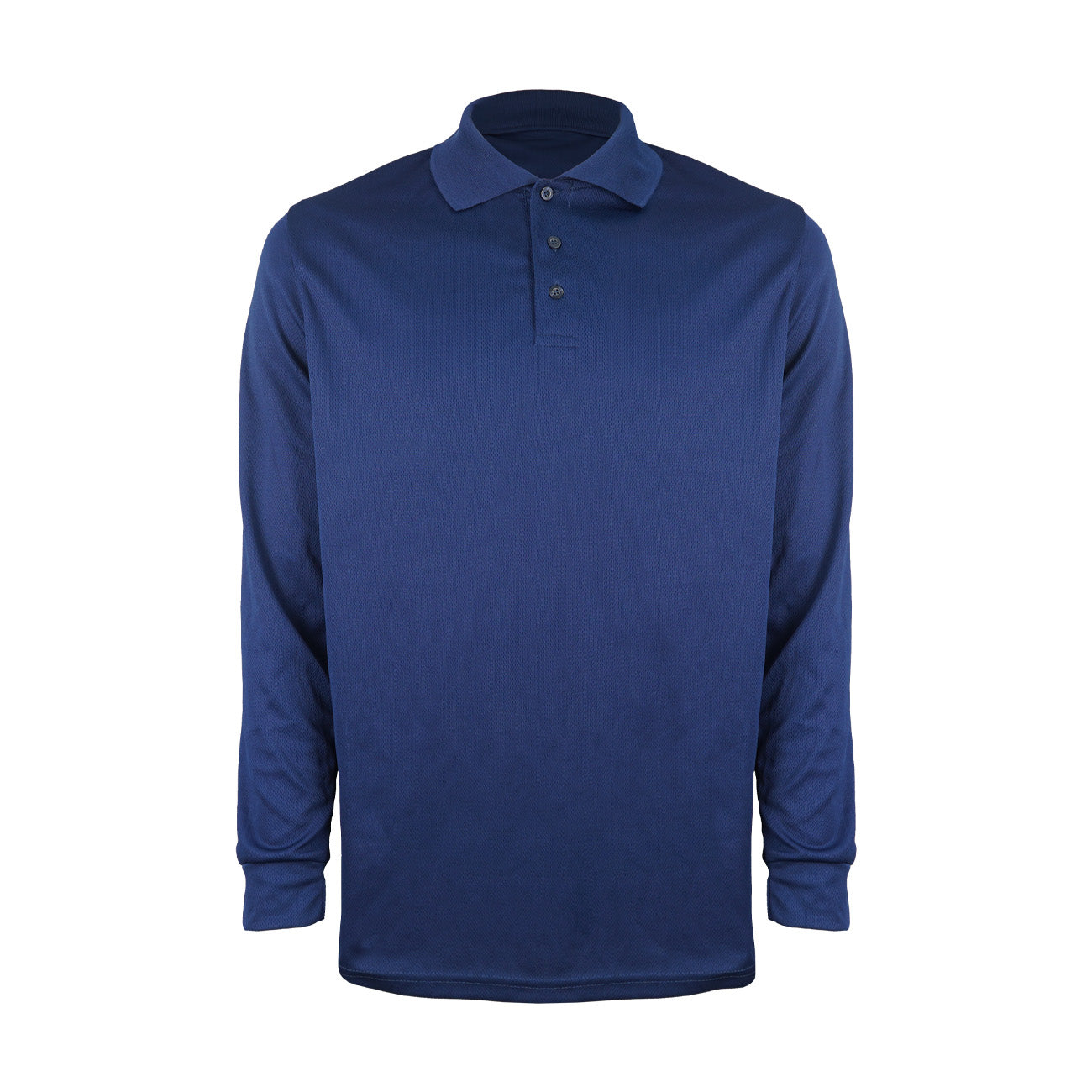 Polera Manga Larga Dry Fit Azul Under Cover