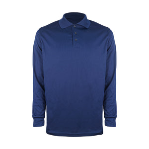Polera Manga Larga Dry Fit Azul Under Cover