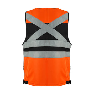 Chaleco Minero Wolftex con Cinta Reflectante Black Wolf