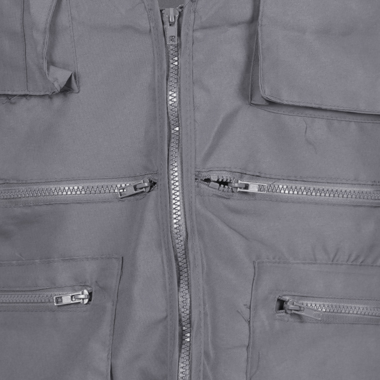 Chaleco Geólogo Greenway Poplin con Reflectante Gris