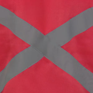 Chaleco Geólogo Black Wolf Gabardina con Cinta Reflectante Rojo