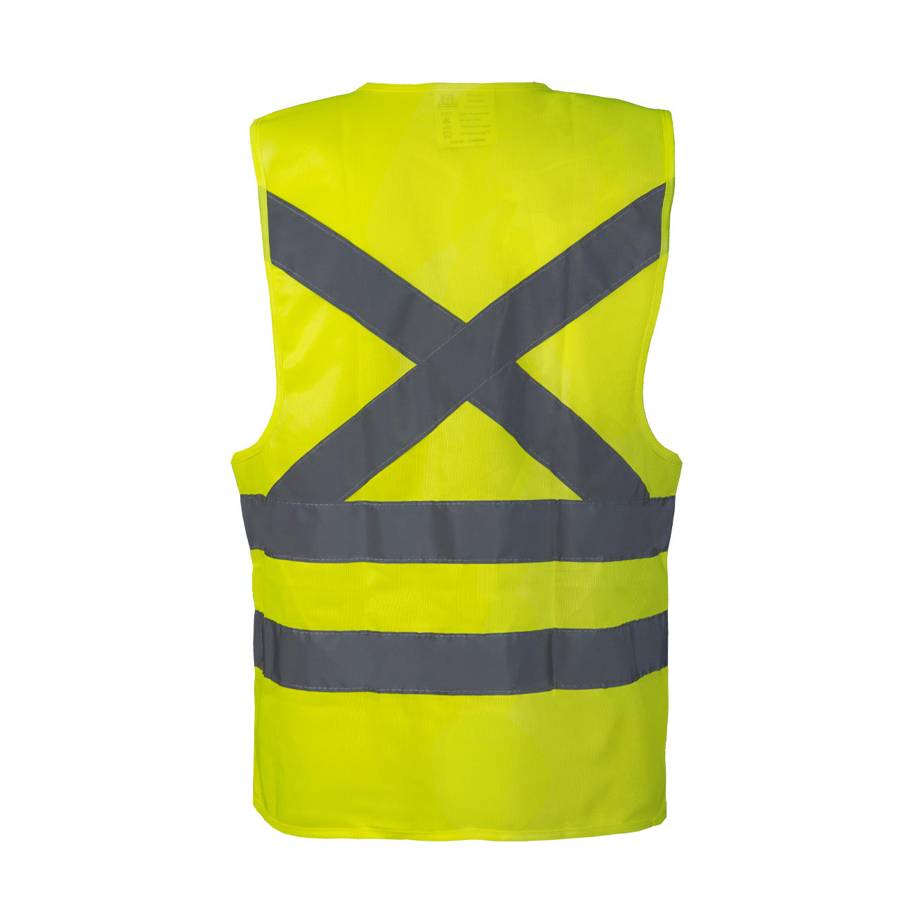 Chaleco de alta visibilidad  simple sin bolsillos Amarillo