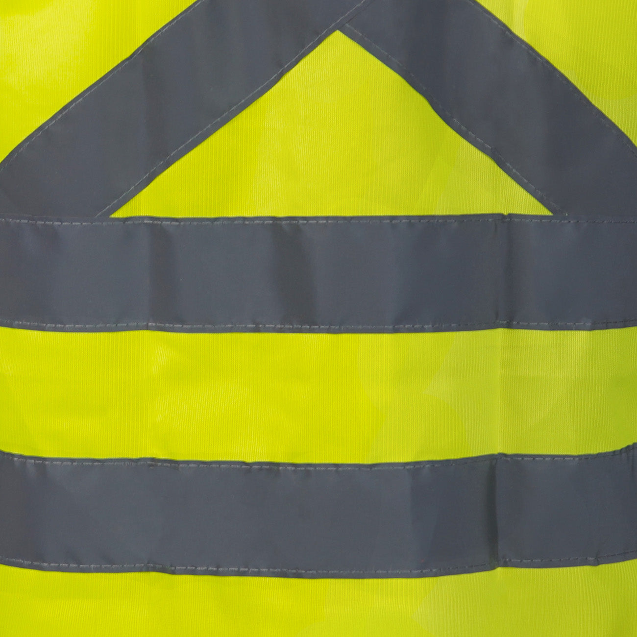 Chaleco de alta visibilidad  simple sin bolsillos Amarillo