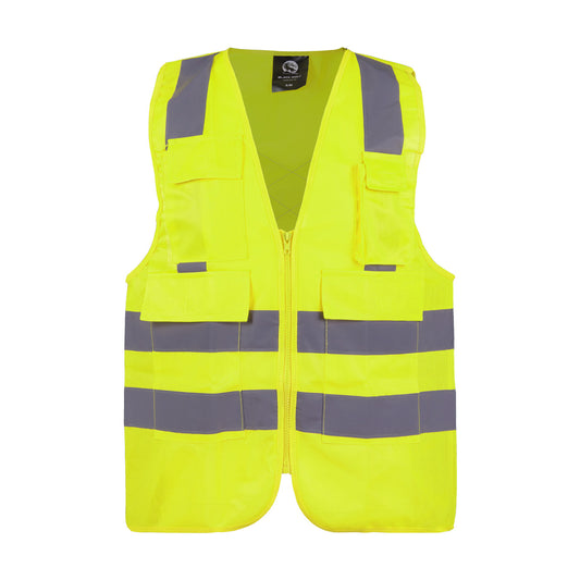 Chaleco de seguridad Black Wolf Supervisor Reflectante con Bolsillo