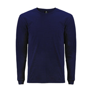 Polera Black Wolf Polo Manga Larga Bw Azul