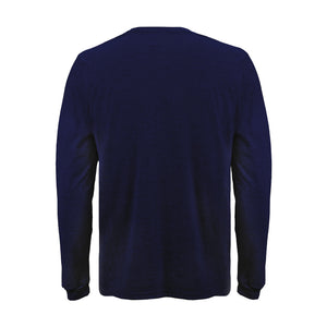 Polera Black Wolf Polo Manga Larga Bw Azul