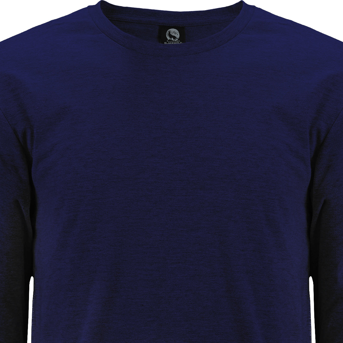 Polera Black Wolf Polo Manga Larga Bw Azul