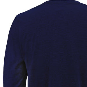 Polera Black Wolf Polo Manga Larga Bw Azul