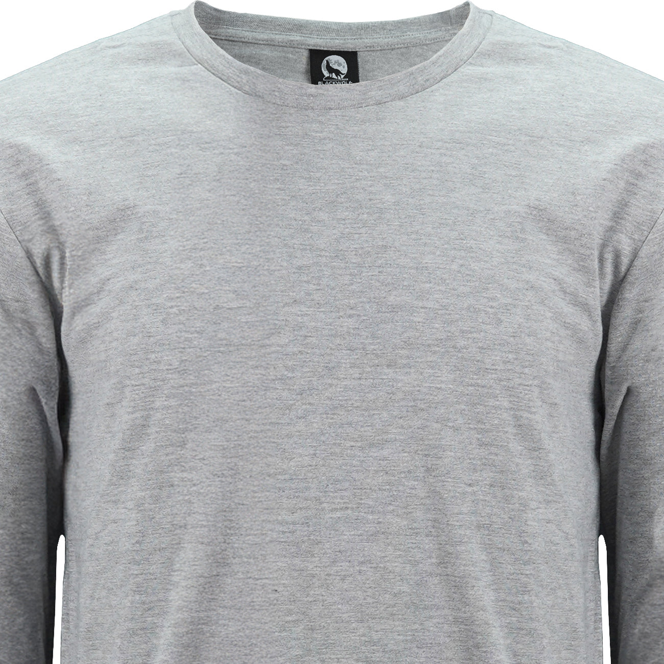 Polera Black Wolf Polo Manga Larga Bw Gris