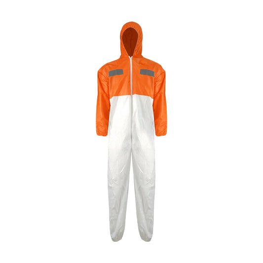 Buzo Black Wolf Desechable Bicolor Coverall-G Cinta Reflectante