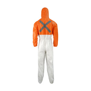 Buzo Black Wolf Desechable Bicolor Coverall-G Cinta Reflectante