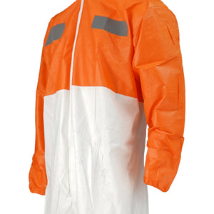 Buzo Black Wolf Desechable Bicolor Coverall-G Cinta Reflectante