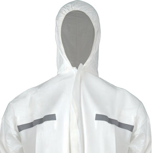 Buzo Desechable Black Wolf Coverall-G Con Cinta Reflectante