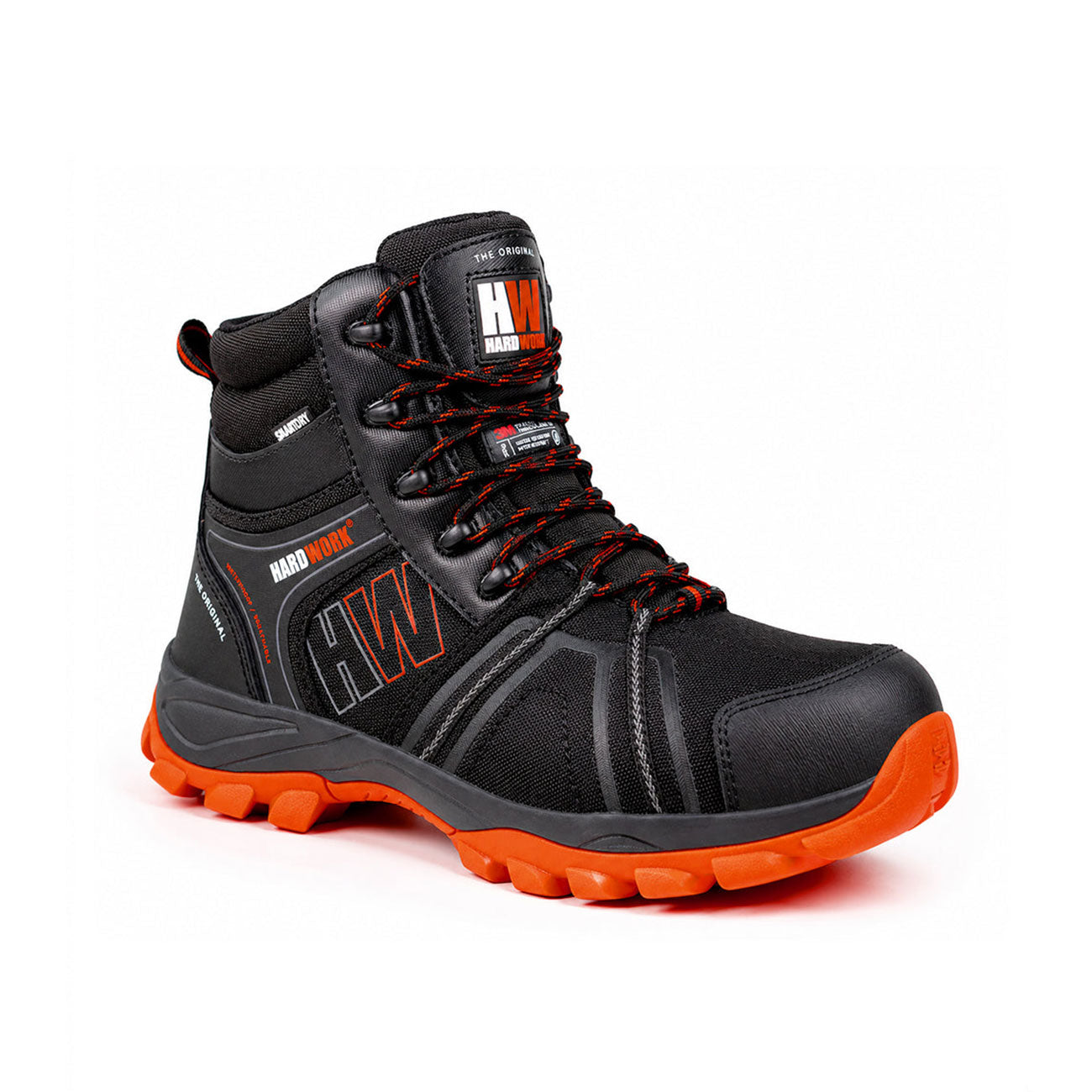 Botín de seguridad Hardwork Bering High Red