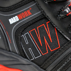 Botín de seguridad Hardwork Bering High Red
