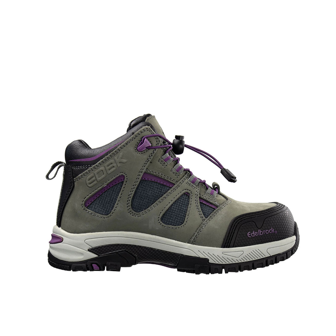 Botín Edelbrock EDBK 177 Mujer Gris Morado