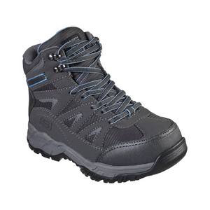 Botín de seguridad Pomeria Gris Negro Skechers