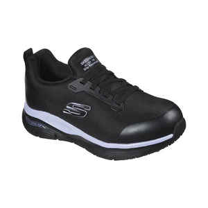 Zapatilla de seguridad  Evzan Negro Morado Skechers
